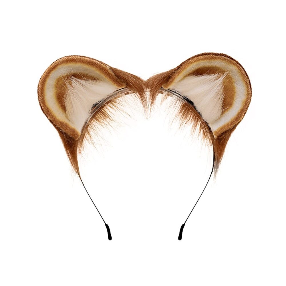 4075 Cosplay Fox Wolf Bear Hamster Monkey Cat Dog Ears Headband Hairband